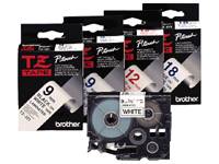P-Touch Band, black on blue