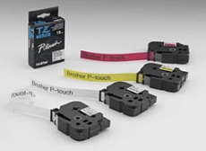 P-Touch Band, black on blue