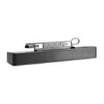 Flat Panel Speaker Bar Black